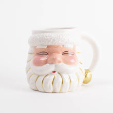 Load image into Gallery viewer, White Santa Mug