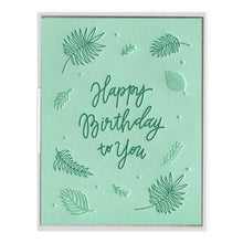 Load image into Gallery viewer, Birthday Ferns Card