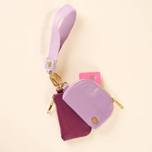 Load image into Gallery viewer, Dynamic Duo Pouch Wristlet - Lilac