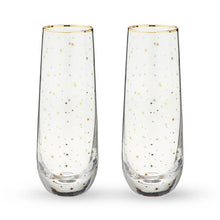 Load image into Gallery viewer, Starlight Stemless Champagne Flute Set