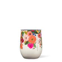 Load image into Gallery viewer, 12oz Rifle Paper Stemless Cup - Garden Party Cream