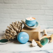 Load image into Gallery viewer, Coastal Mini Tin Candle