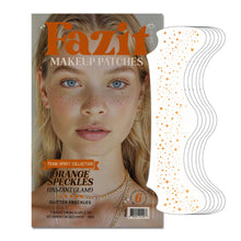 Load image into Gallery viewer, Orange Spirit Speckles Makeup Patches - Team Spirit Collection
