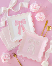 Load image into Gallery viewer, Pink Corner Bows Guest Napkin
