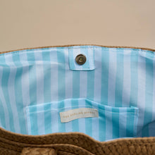 Load image into Gallery viewer, Straw & Sun Tote – Beach