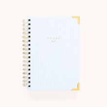 Load image into Gallery viewer, Simplified by Emily Ley - Undated Spiral Daily Simplified Planner - Carolina Stripe