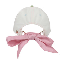 Load image into Gallery viewer, Big Bow Energy Hat - White with Pink Bow