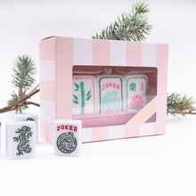 Load image into Gallery viewer, 8 Oak Lane - Mahjong Tile Hand-Painted Glass Christmas Ornament