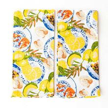 Load image into Gallery viewer, Lemon Santorini Kitchen Towel Set