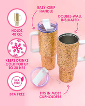 Load image into Gallery viewer, Good as Gold Glitter Stainless Sipper