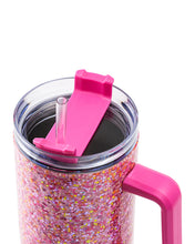 Load image into Gallery viewer, Pink Party Glitter Stainless Sipper
