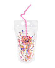 Load image into Gallery viewer, Say Cheers Reusable Confetti Hydration Pouches (Set of 8)