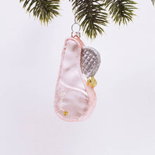 Load image into Gallery viewer, 8 Oak Lane - Pink Tennis Bag Glass Christmas Ornament
