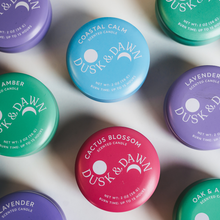 Load image into Gallery viewer, Oak & Amber Mini Tin Candle