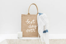 Load image into Gallery viewer, Reusable Gift Tote - Best Day Ever