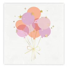 Load image into Gallery viewer, Foil Beverage Napkins - Balloons