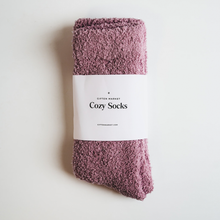 Load image into Gallery viewer, Cozy Cloud Socks - Orchid Purple