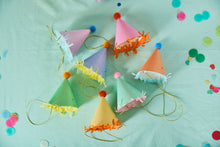 Load image into Gallery viewer, Top Off The Fun Mini Glitter Party Hats Set