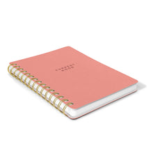 Load image into Gallery viewer, Current Mood (Coral Pink) Agatha Notebooks