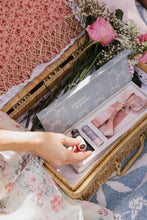 Load image into Gallery viewer, Coquette Lip Balm Trio + Velvet Hair Bow Gift Set
