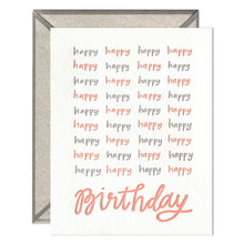 Load image into Gallery viewer, Happy Happy Birthday Card
