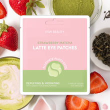 Load image into Gallery viewer, Strawberry Matcha Latte Depuffing &amp; Hydrating Eye Patches
