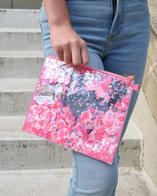 Load image into Gallery viewer, Pink Party Confetti Everything Pouch
