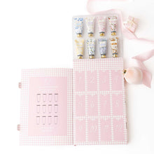 Load image into Gallery viewer, 8 Oak Lane - Sugarplum Gingham 12-Day Hand Cream Advent Calendar

