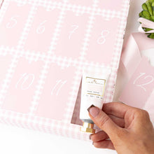 Load image into Gallery viewer, 8 Oak Lane - Sugarplum Gingham 12-Day Hand Cream Advent Calendar
