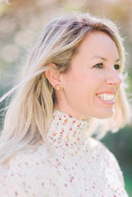 Load image into Gallery viewer, Gold Christmas Present Bow Holiday Earrings
