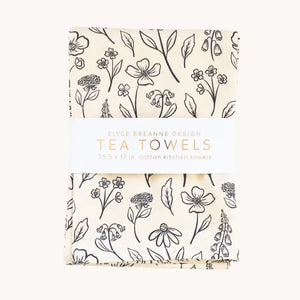 Pressed Floral Tea Towels