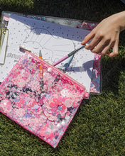 Load image into Gallery viewer, Pink Party Confetti Everything Pouch
