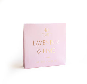 Lavender & Lime Mini Bath Salt Soak