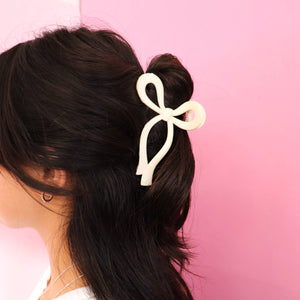 Lilac Charming Bow Hair Clip