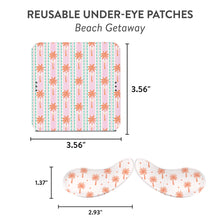 Load image into Gallery viewer, Beach Getaway Reusable Under-Eye Patches
