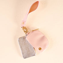 Load image into Gallery viewer, Dynamic Duo Pouch Luxe Wristlet-Rosé All Day
