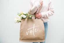 Load image into Gallery viewer, Reusable Shopping Tote - Vote
