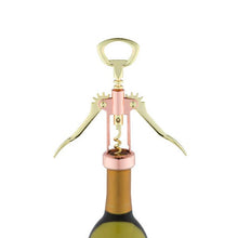 Load image into Gallery viewer, Copper and Gold Winged Corkscrew
