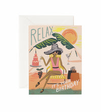 Load image into Gallery viewer, Relax Birthday Card
