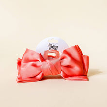 Load image into Gallery viewer, Satin Bow Claw Clip - Rose
