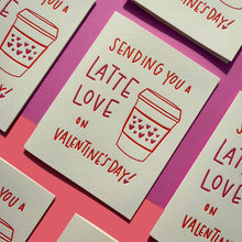 Load image into Gallery viewer, Latte Valentine Card
