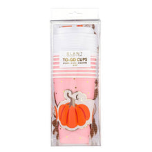 Load image into Gallery viewer, Pumpkin Paper To-Go Cups - 8ct
