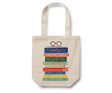 Load image into Gallery viewer, Book Club Canvas Tote Bag
