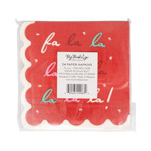 Load image into Gallery viewer, Fa La La Cocktail Napkin
