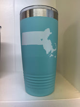 Load image into Gallery viewer, 20oz Tumbler, Massachusetts Love, Assorted Colors
