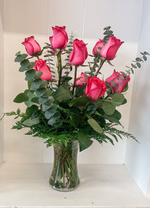 Valentine's Day Roses - Bright Pink