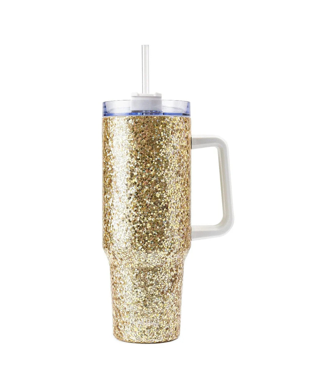 Good as Gold Glitter Stainless Sipper
