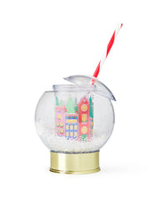 Load image into Gallery viewer, Holiday Village Snow Globe Novelty Sipper
