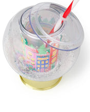 Load image into Gallery viewer, Holiday Village Snow Globe Novelty Sipper
