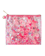 Load image into Gallery viewer, Pink Party Confetti Everything Pouch
